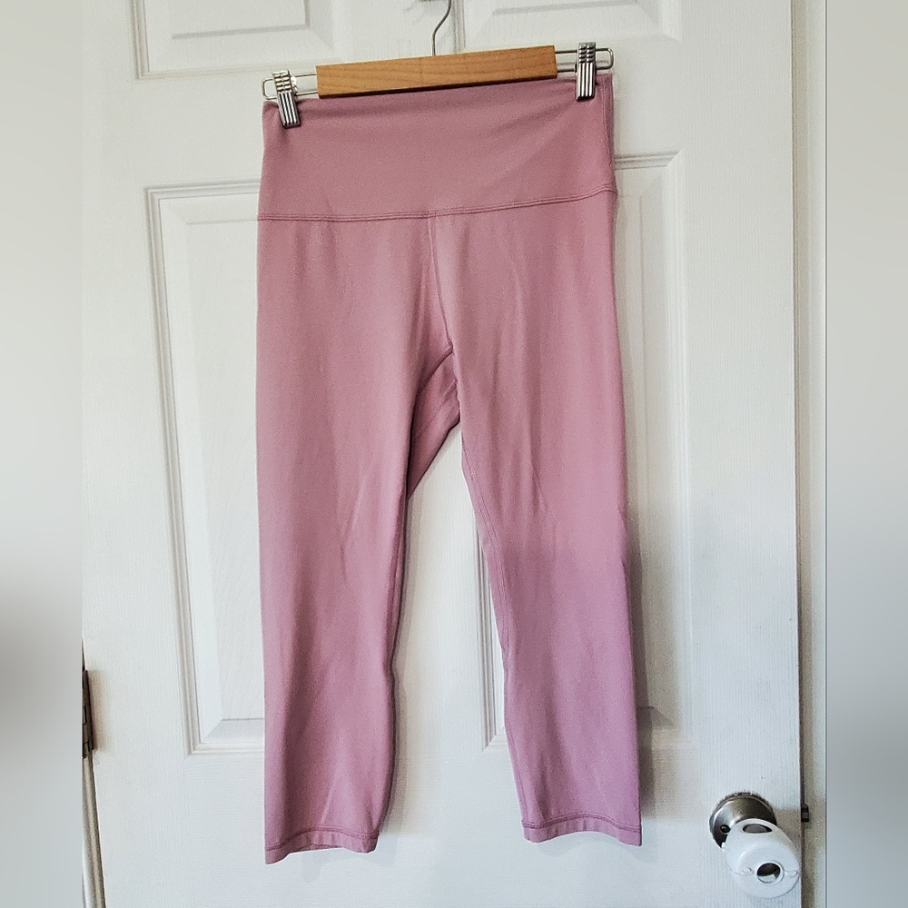 Lululemon Align Crop *21" Smoky Blush Size 8